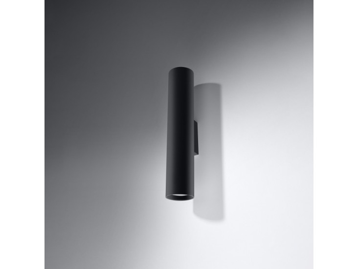 Lagos 2 fekete fali lámpa