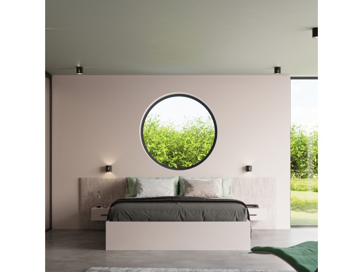 Inez fekete fali lámpa