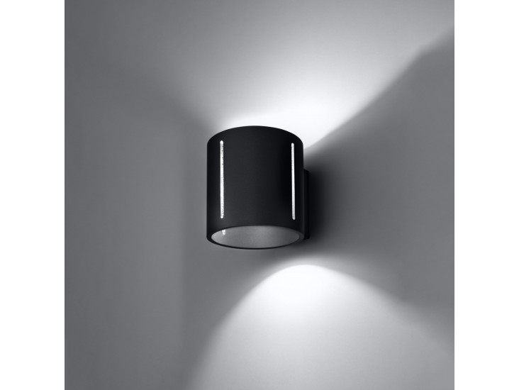 Inez fekete fali lámpa