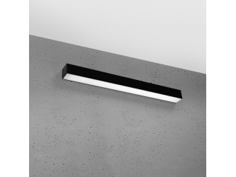 Pinne 67 fekete 3000K fali lámpa