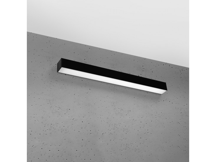 Pinne 67 fekete 3000K fali lámpa