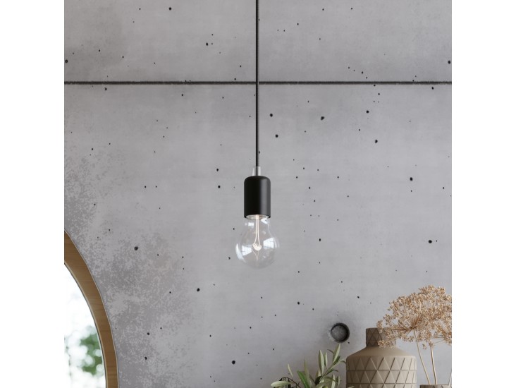 Edison fekete fali lámpa