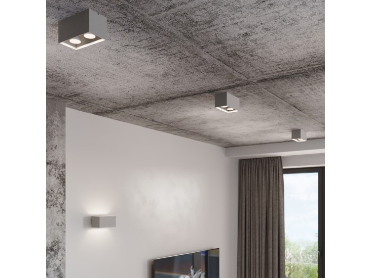 Quad szürke mennyezeti lámpa