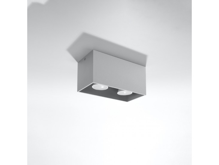 Quad szürke mennyezeti lámpa