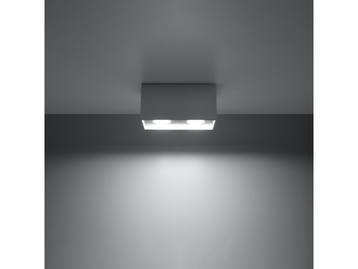 Quad szürke mennyezeti lámpa