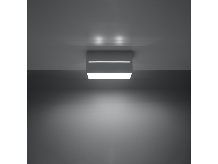 Lobo 2 szürke mennyezeti lámpa