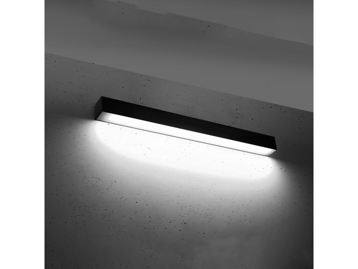 Pinne 67 fekete 4000K fali lámpa