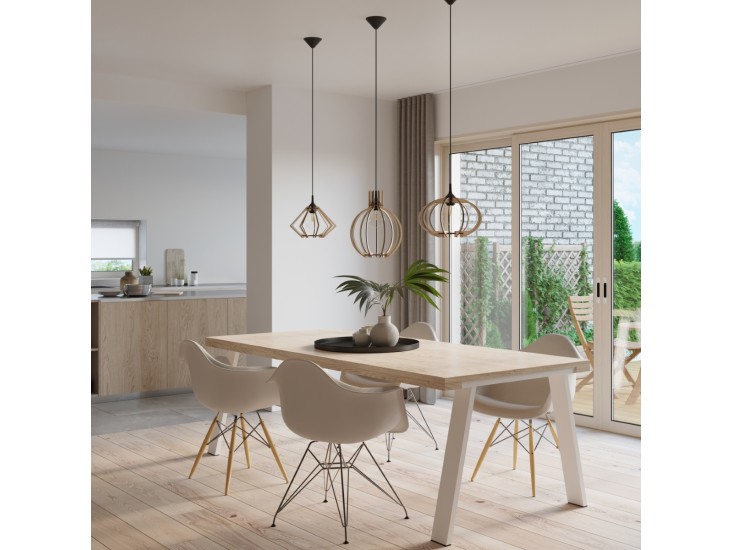 Arancia natúr tölgy függőlámpa