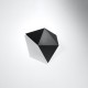 Solido fekete fali lámpa