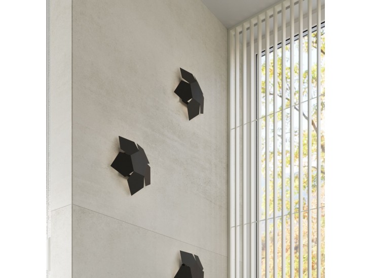 Penta fekete fali lámpa