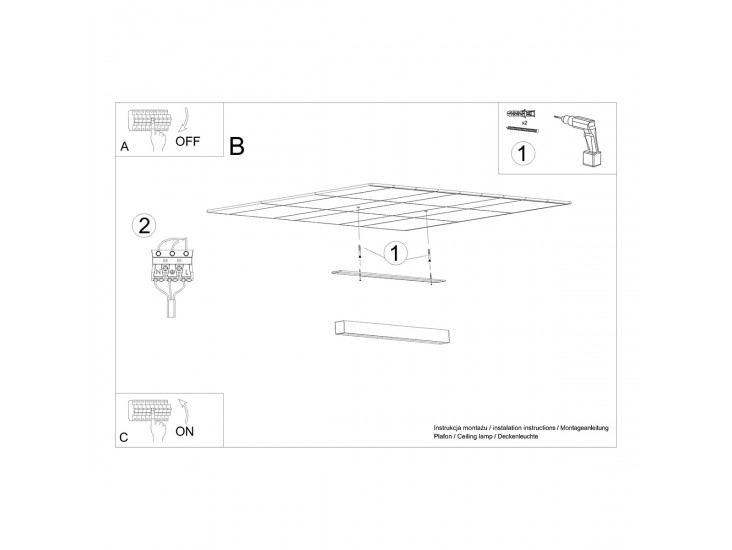 Pinne 67 fehér 4000K mennyezeti lámpa