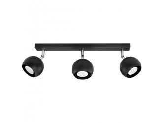 Oculare 3 fekete mennyezeti lámpa