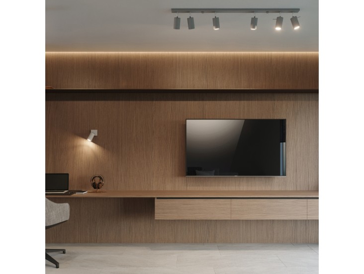 Ring 2 szürke mennyezeti lámpa