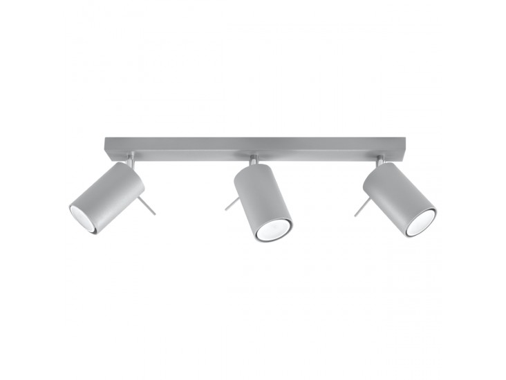 Ring 3 szürke mennyezeti lámpa