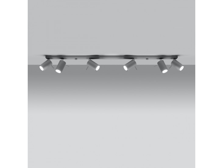 Ring 6L szürke mennyezeti lámpa