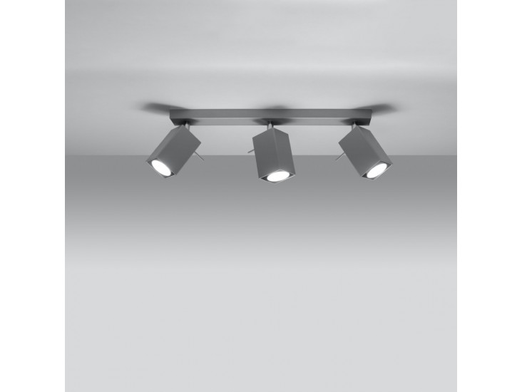 Merida 3 szürke mennyezeti lámpa