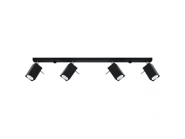 Merida 4L fekete mennyezeti lámpa