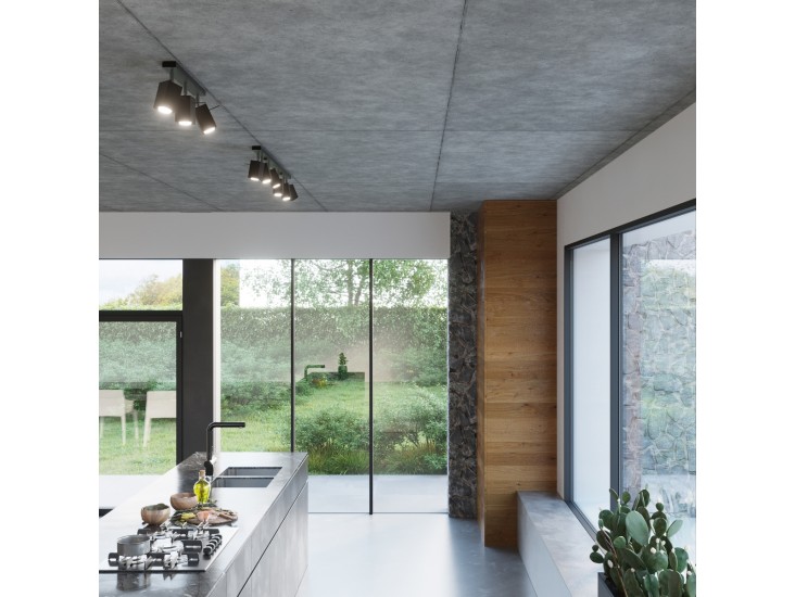 Merida 4L fekete mennyezeti lámpa