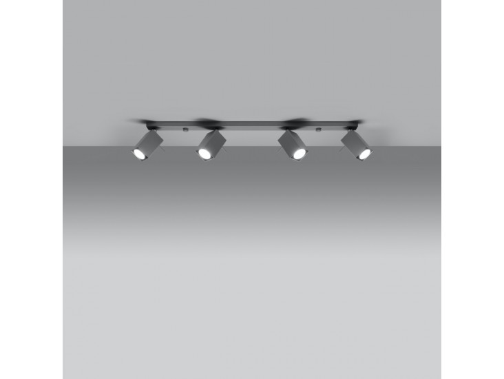 Merida 4L szürke mennyezeti lámpa