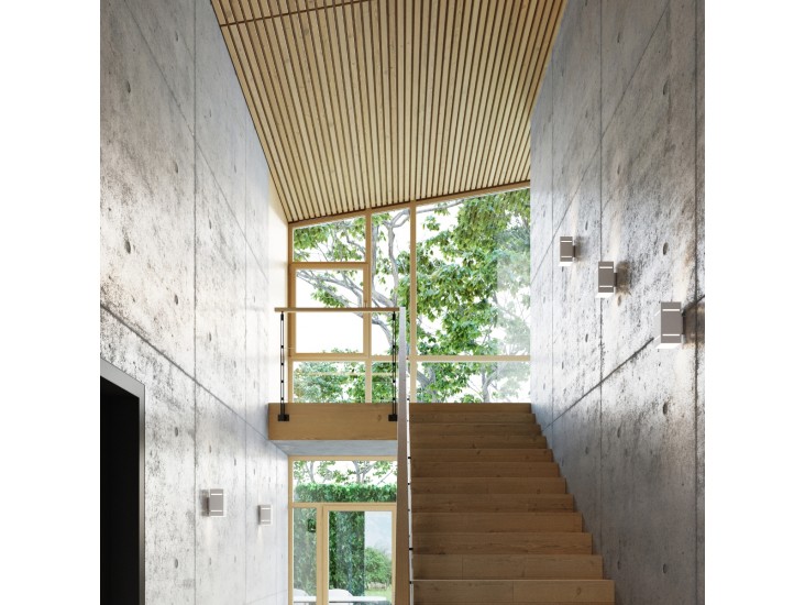 Blocco fehér fali lámpa