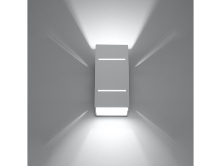 Blocco fehér fali lámpa