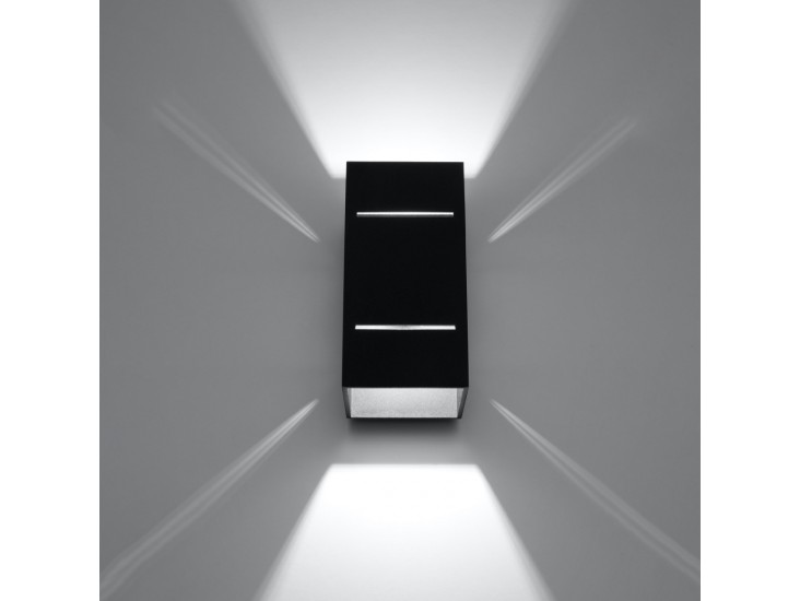 Blocco fekete fali lámpa