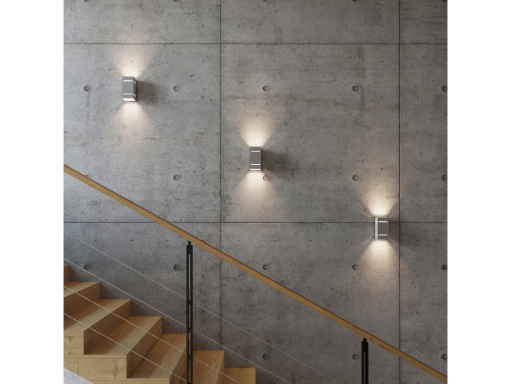 Blocco szürke fali lámpa