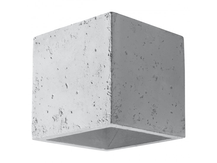 Quad beton fali lámpa