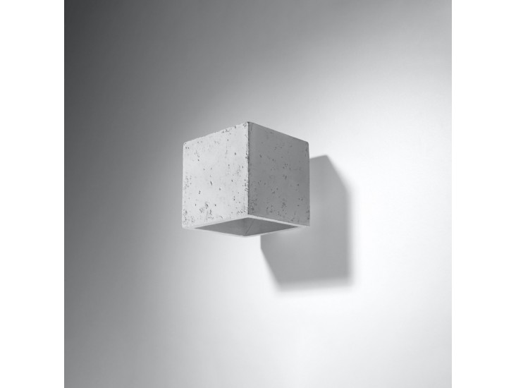 Quad beton fali lámpa