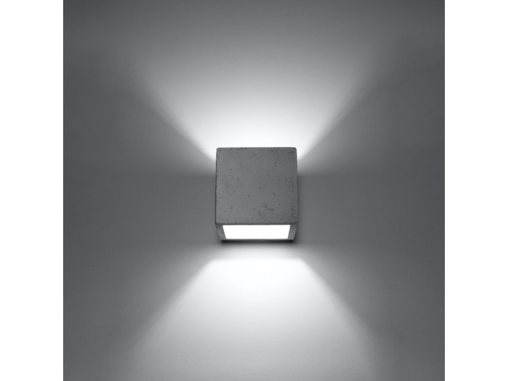 Quad beton fali lámpa