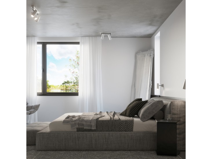 Direzione 3 fehér mennyezeti lámpa