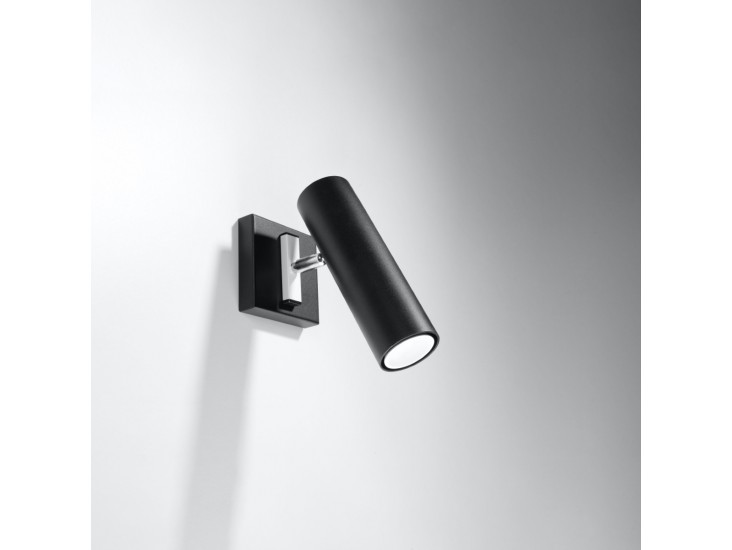 Direzione fekete fali lámpa