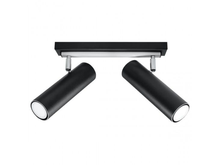 Direzione 2 fekete mennyezeti lámpa