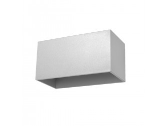 Quad Maxi szürke fali lámpa