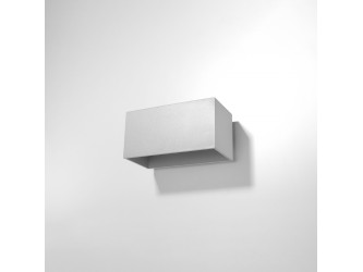 Quad Maxi szürke fali lámpa