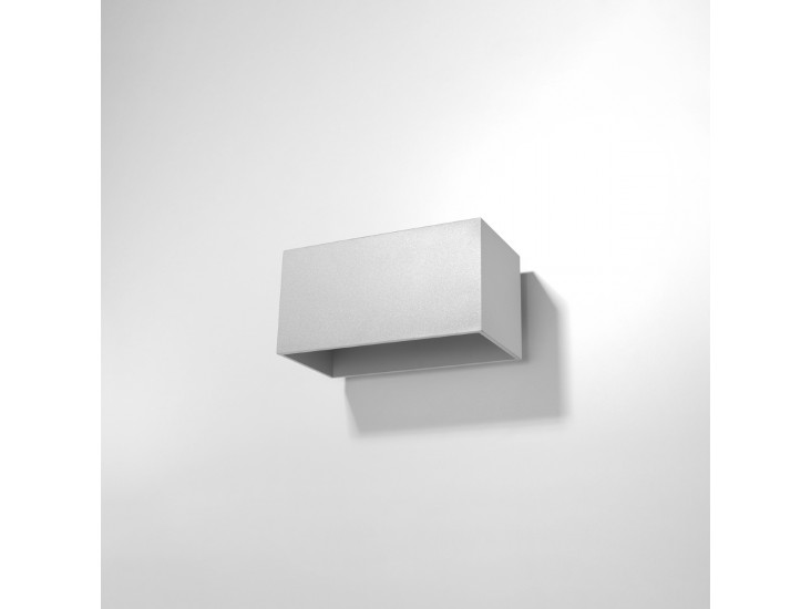 Quad Maxi szürke fali lámpa