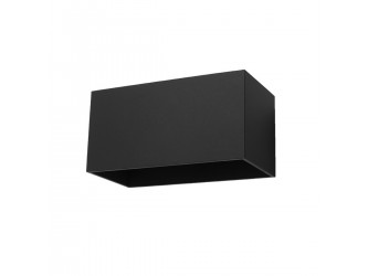 Quad Maxi fekete fali lámpa