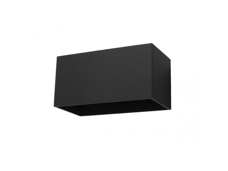 Quad Maxi fekete fali lámpa