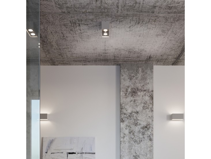 Quad Maxi fekete fali lámpa