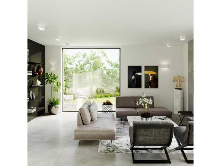 Lobo Maxi fehér fali lámpa