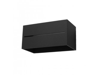 Lobo Maxi fekete fali lámpa