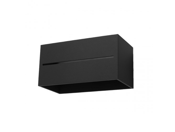 Lobo Maxi fekete fali lámpa