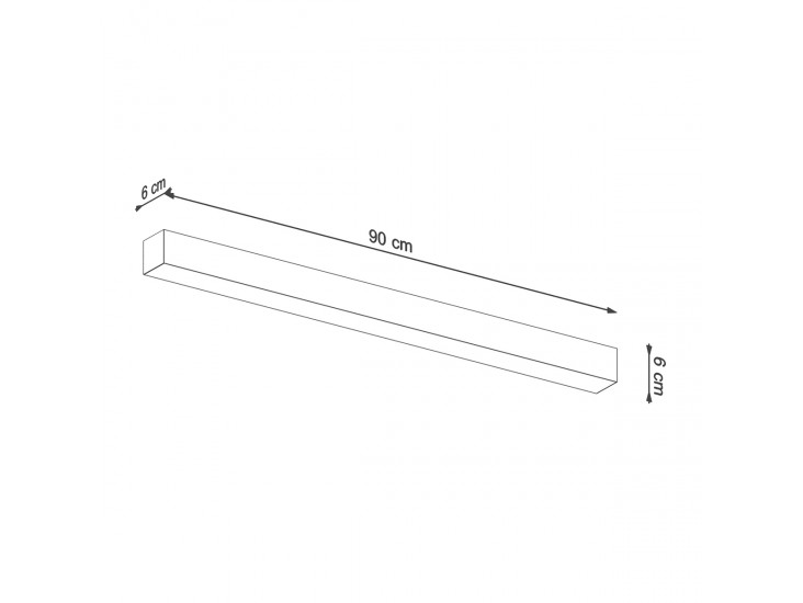 Pinne 90 fehér 4000K fali lámpa