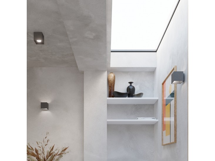 Quad 1 antracit fali lámpa