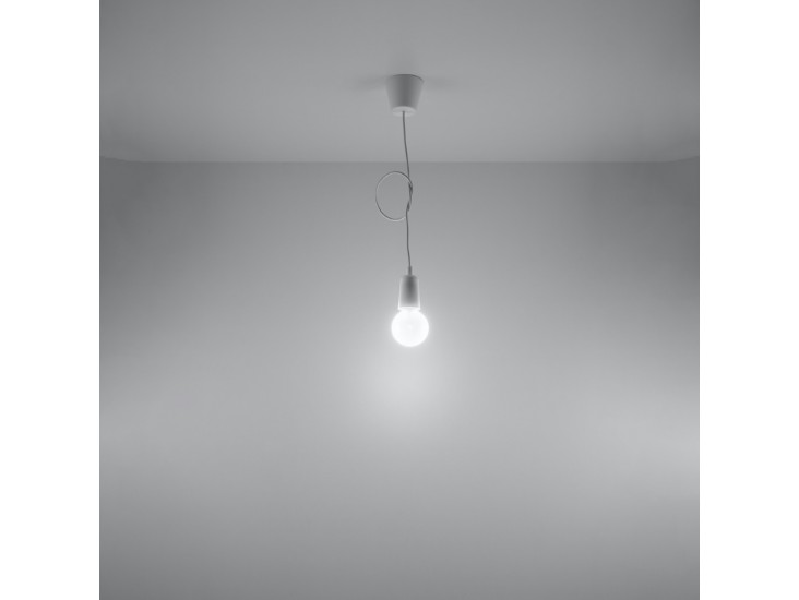 Diego 1 fehér függőlámpa