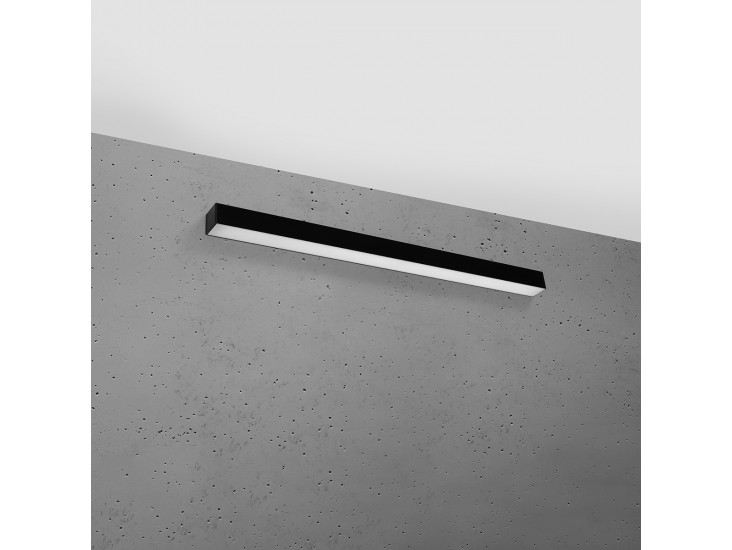 Pinne 90 fekete 4000K fali lámpa