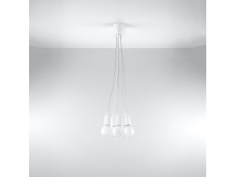 Diego 5 fehér függőlámpa