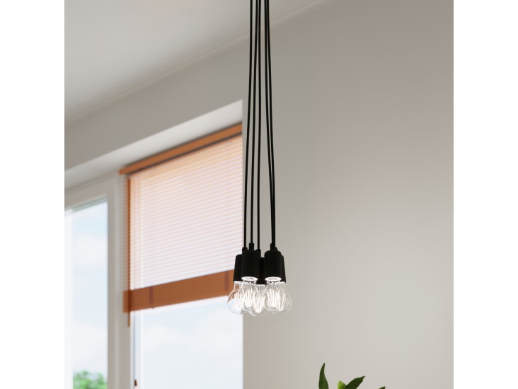 Diego 1 fekete függőlámpa