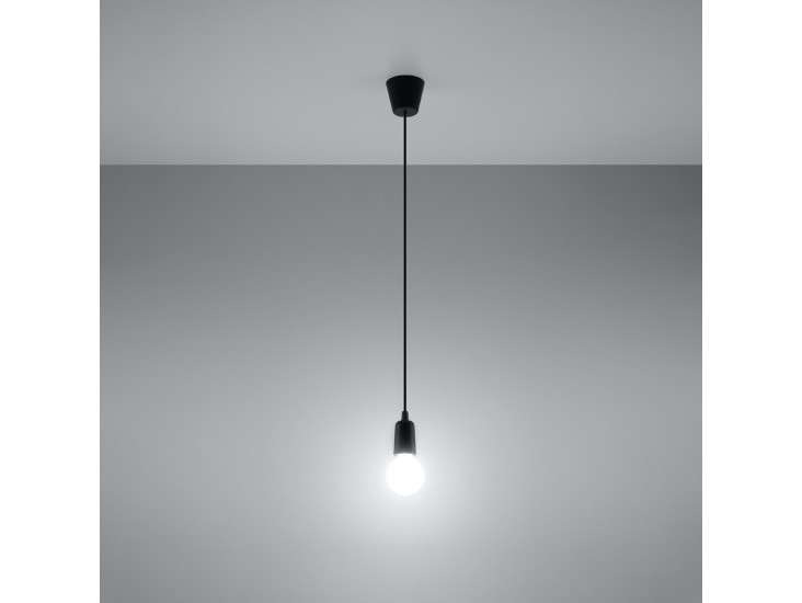 Diego 1 fekete függőlámpa