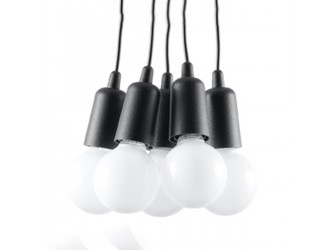 Diego 5 fekete függőlámpa